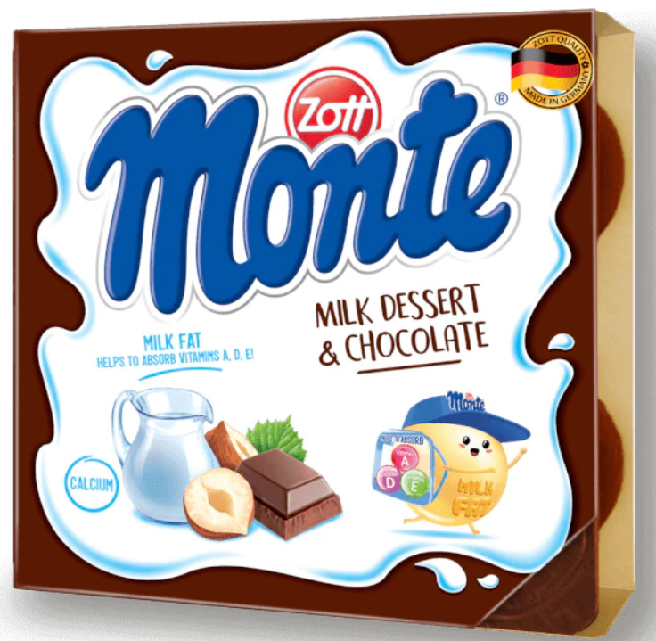 Váng Sữa Zott Monte Canxi Plus 4x55g: Thành Phần, Độ Tuổi Và So Sánh - Product Image